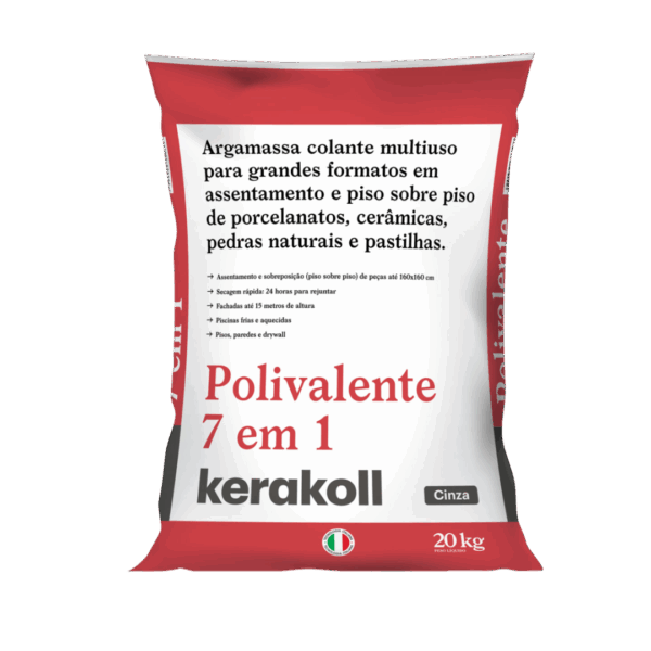 ARGAMASSA POLIVALENTE MULTIUSO 7 EM 1 20KG