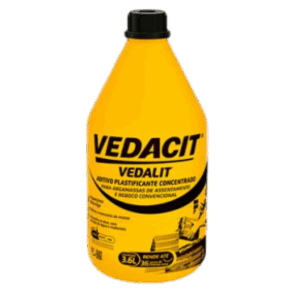 VEDALIT ADITIVO PARA ARGAMASSA 3,6LT